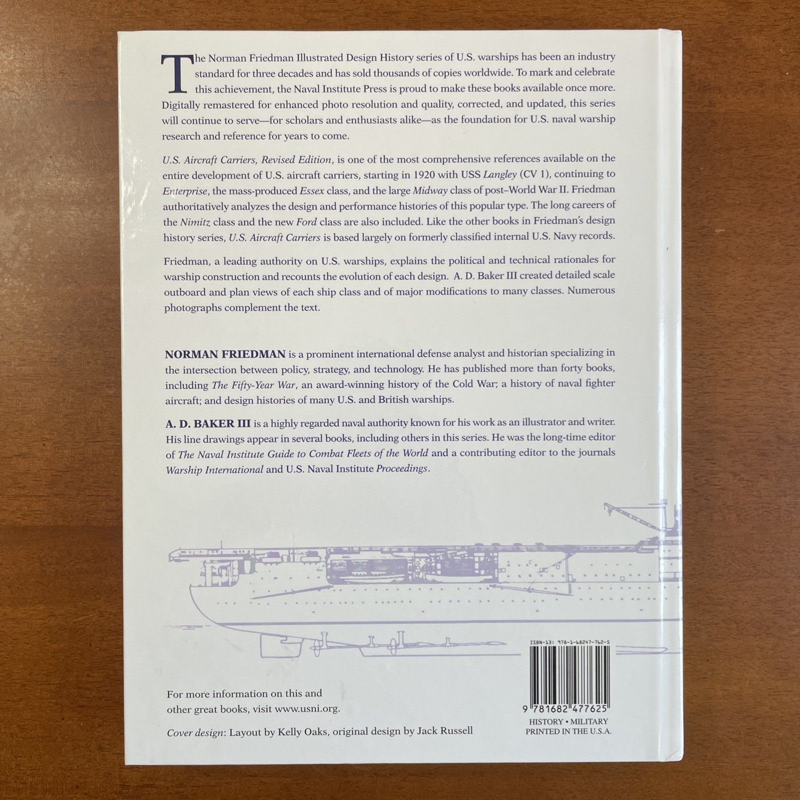 U. S. Aircraft Carriers: An Illustrated – N. Friedman – HB 496 Pages, 2021