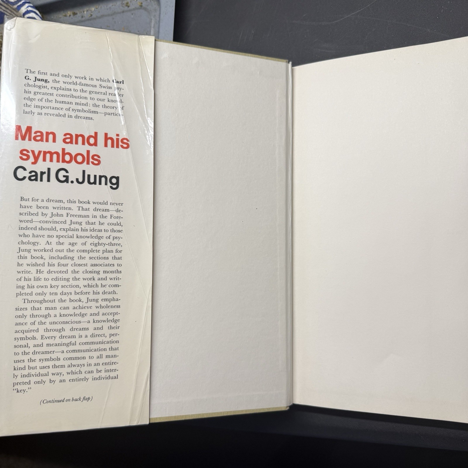Man and His Symbols Carl G Jung Philosophy Mythology Psychology 1964 Yugoslavia