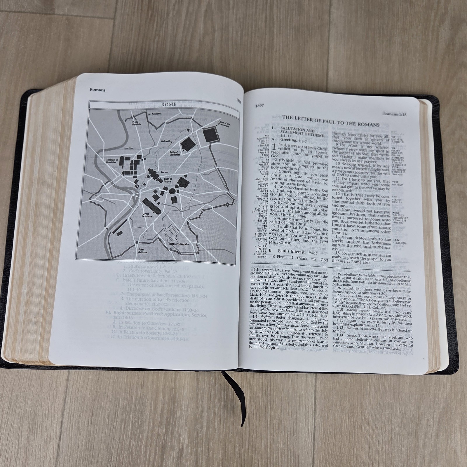 1994 Ryrie KJV Expanded Edition Study Bible Red Letter Moody Black Softcover