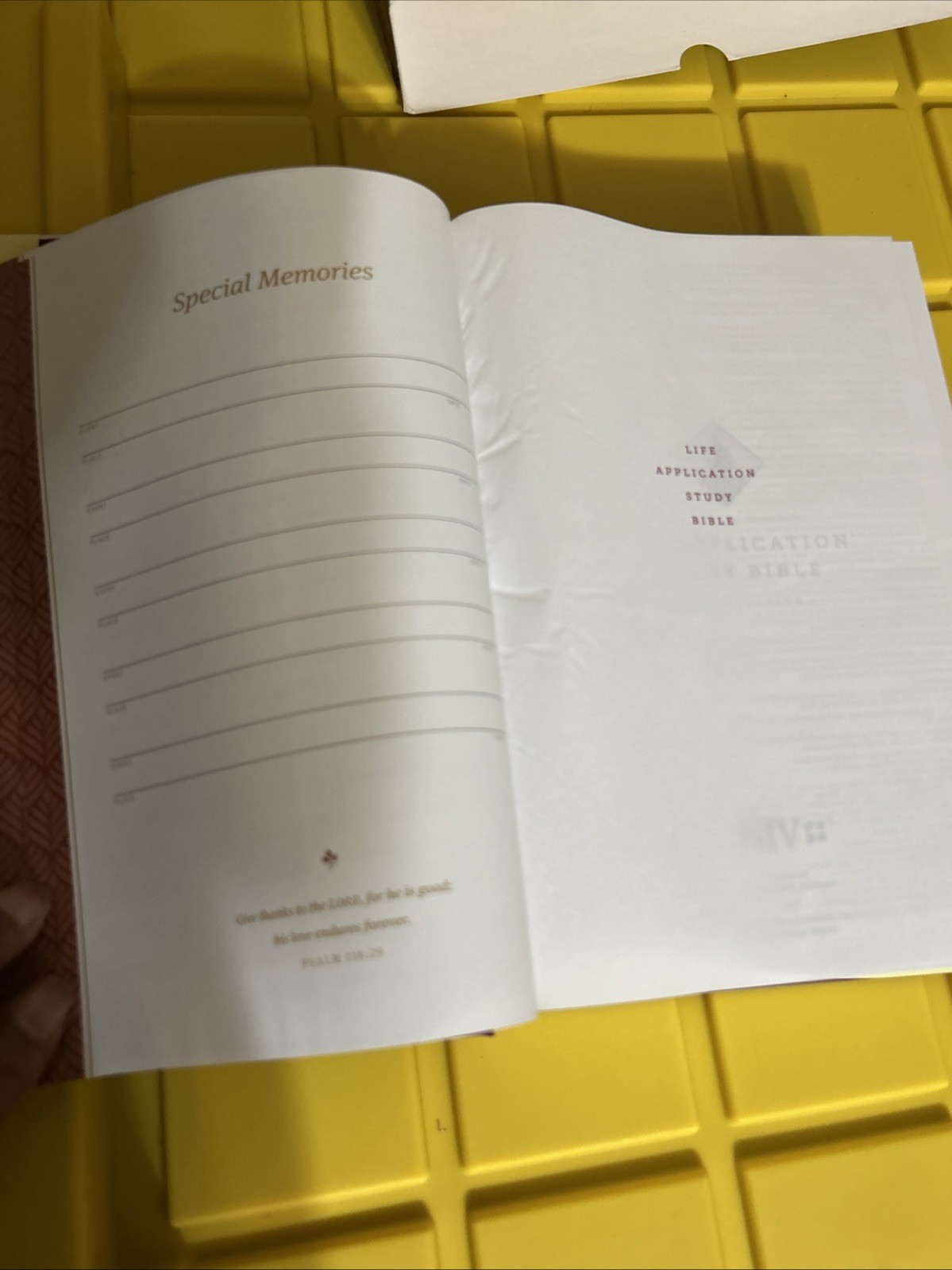 NIV LIFE APPLICATION STUDY BIBLE, THIRD EDITION By Tyndale – Hardcover NEW