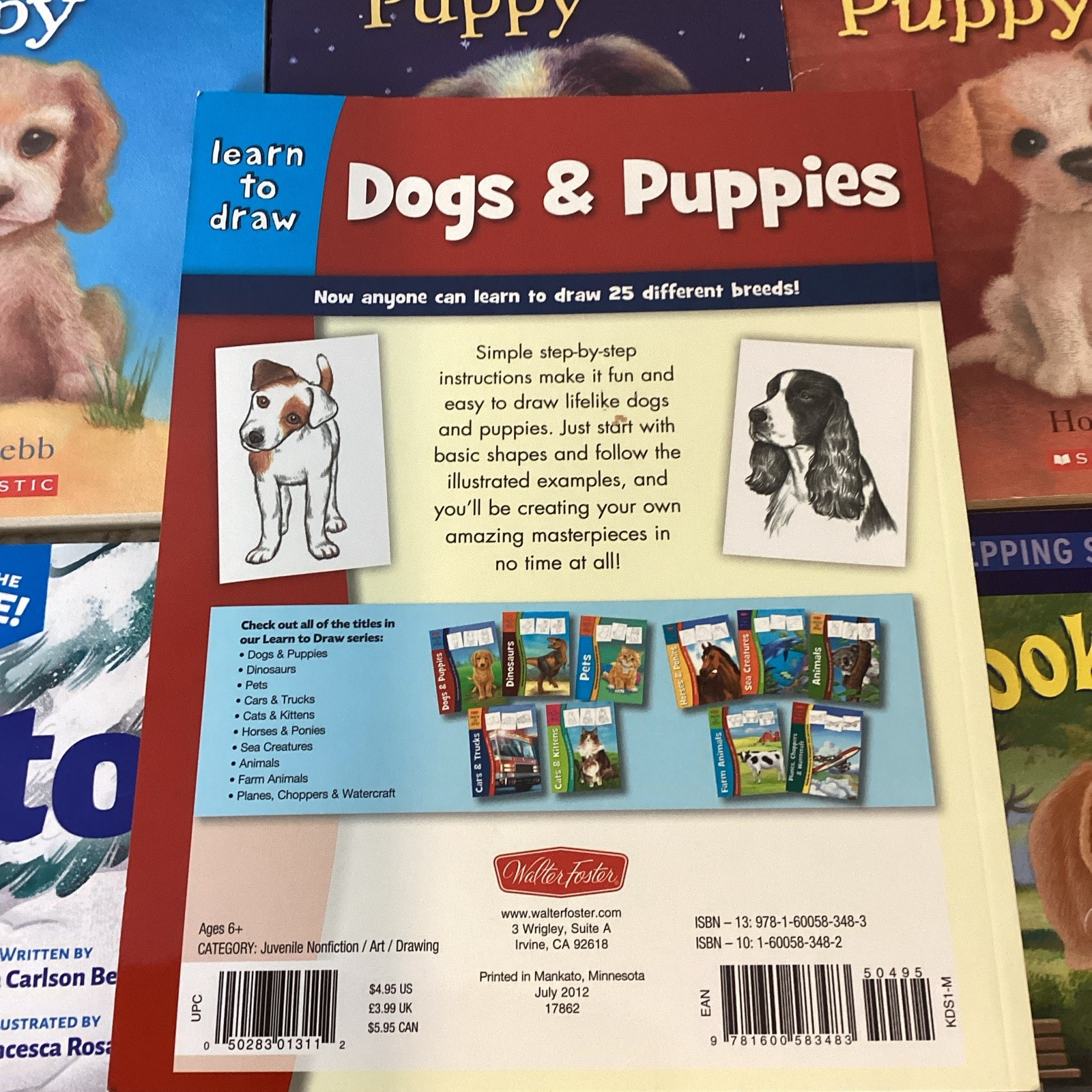 Dog Books Easy Kids Chapter Stories Puppy Place & More Ages 6-9 Lot of 16 + Draw