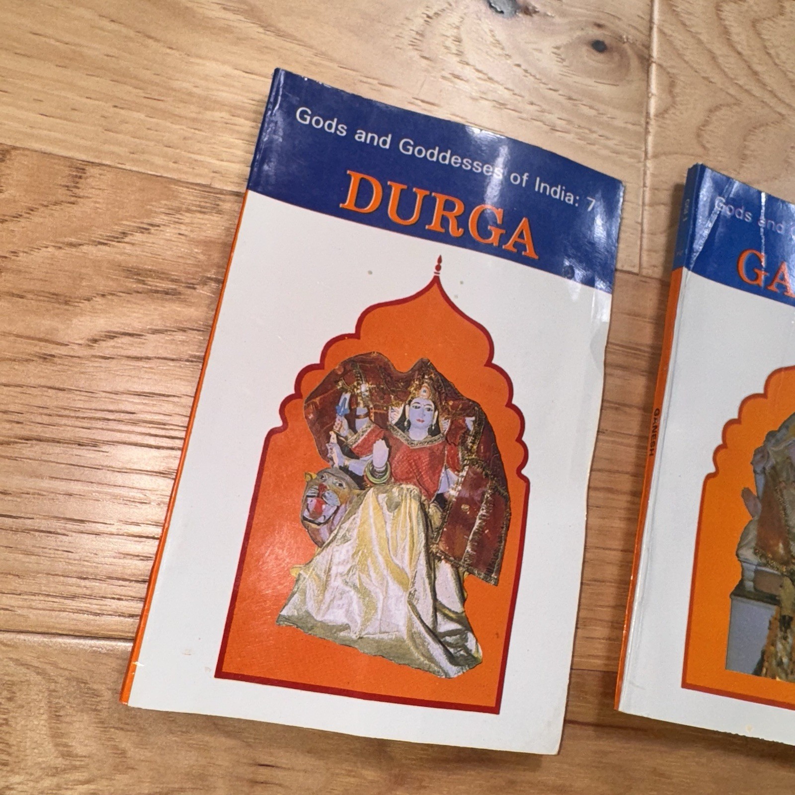 3 Vintage 1996 “Gods & Goddesses of India” Booklets Durga • Ganesh • Hanuma