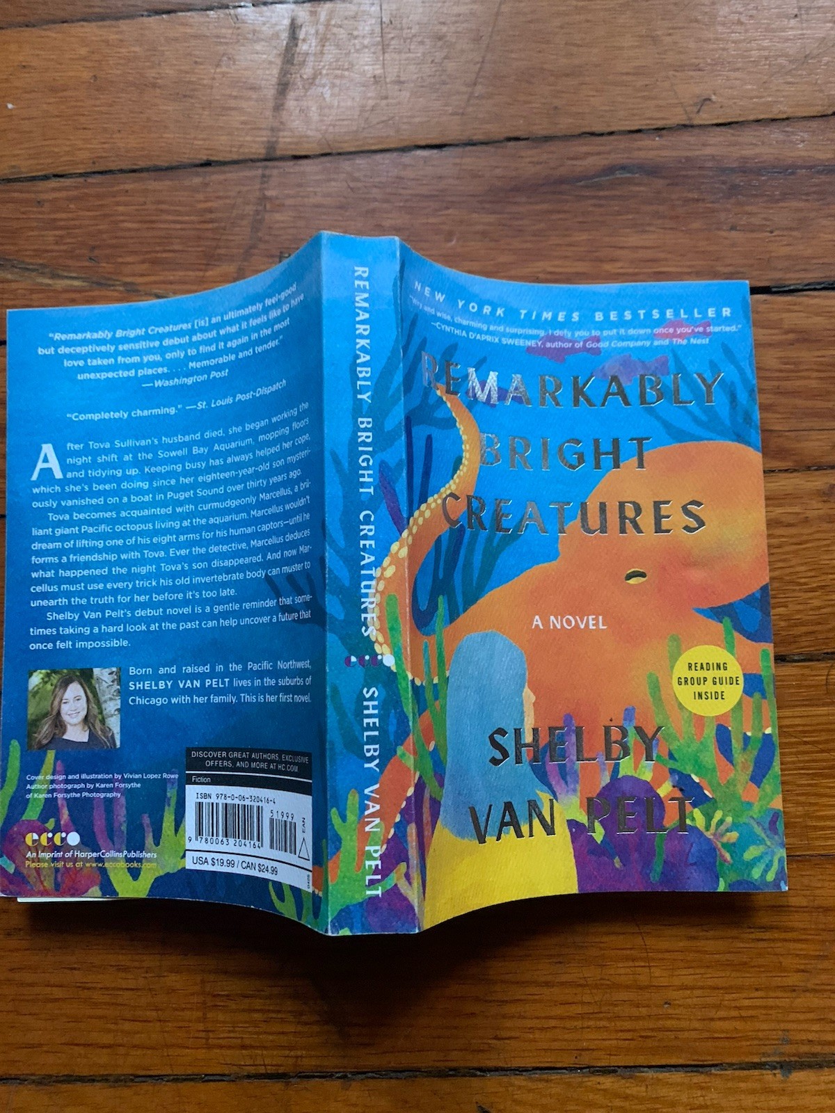 Remarkably Bright Creatures : A Novel by Shelby Van Pelt (2022, pb, stencilled)