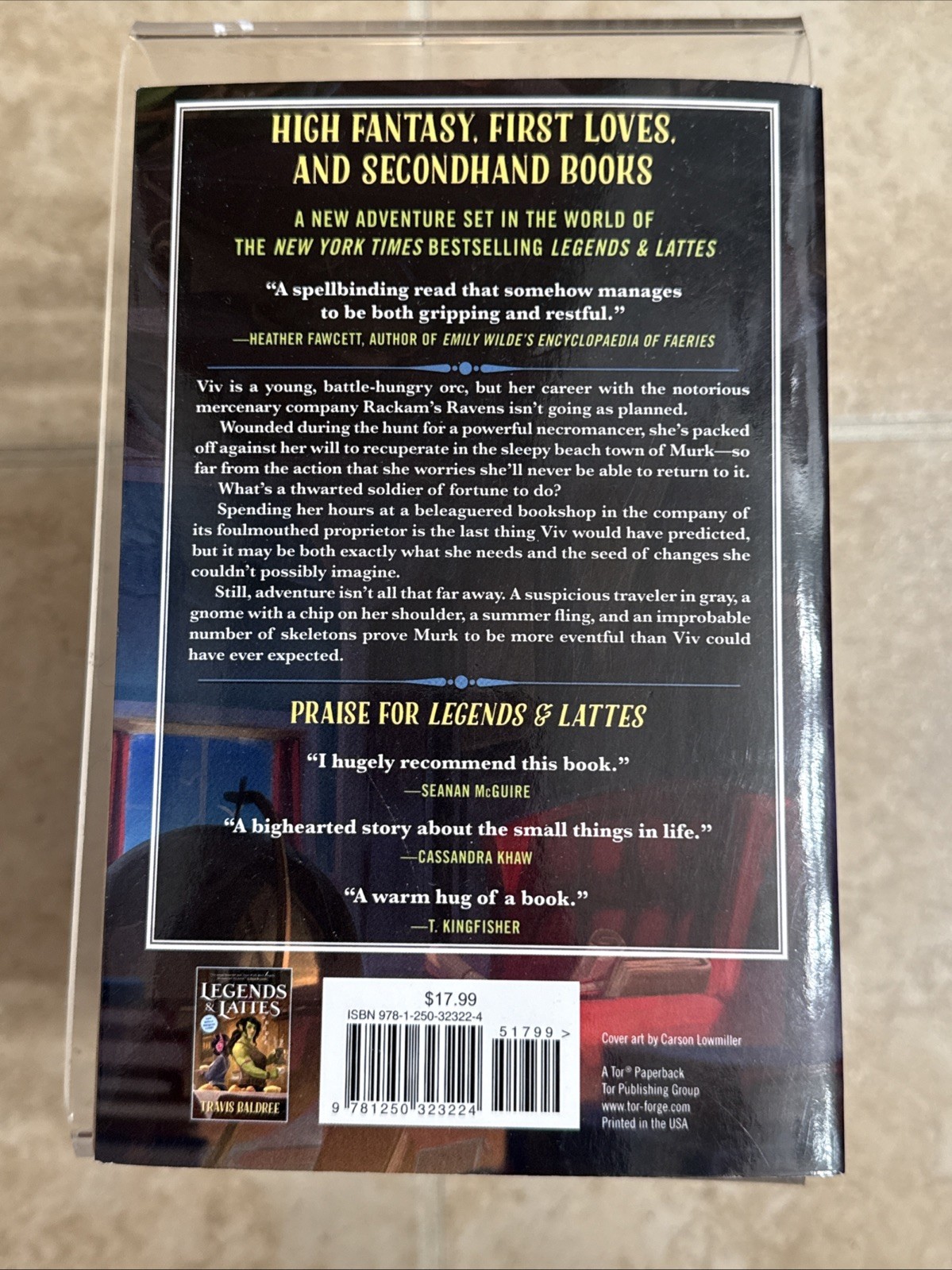 Bookshops and Bonedust by Travis Baldree 1 St US Edition Paperback