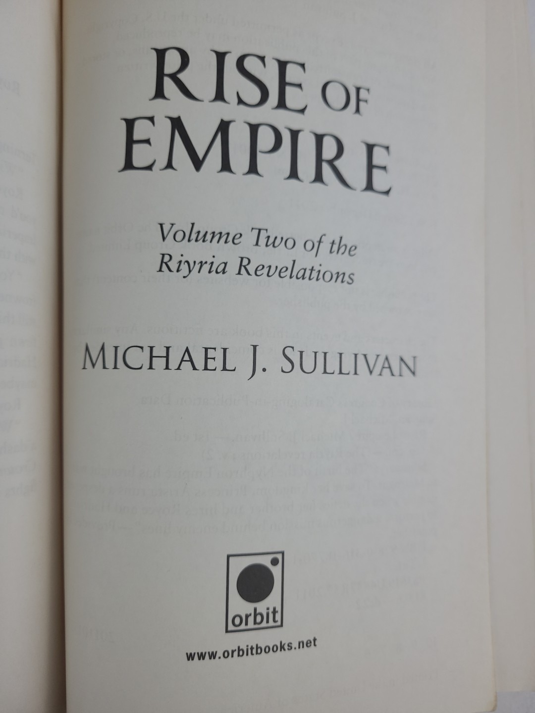 Lot 3 Riyria Revelations PB Books Theft Swords Rise Empire Heir Novron Sullivan
