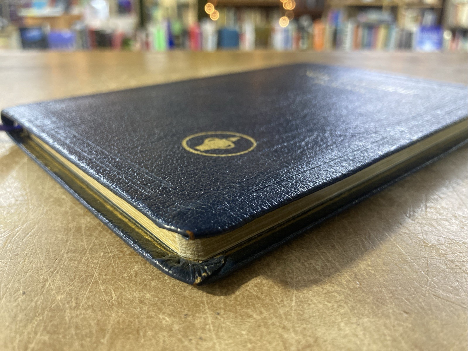 Vintage Compact Gideon KJV New Testament Psalms Bible T36 – Genuine Leather