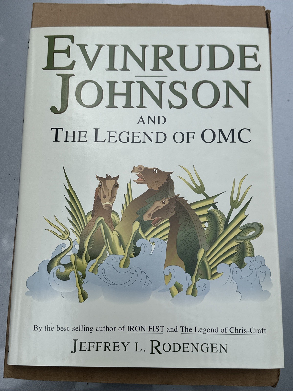 EVINRUDE JOHNSON And The Legend of OMC by Jeffrey Rodengen, HC, DJ New