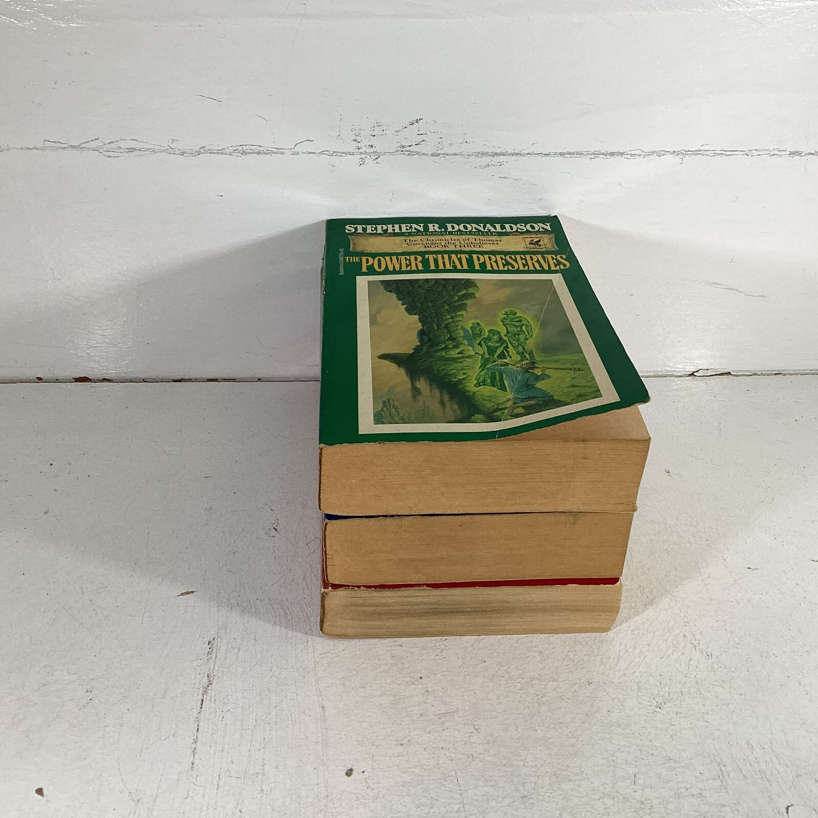 Donaldson The Chronicles of Thomas Covenant the Unbeliever 1-3 PB 1980s VG