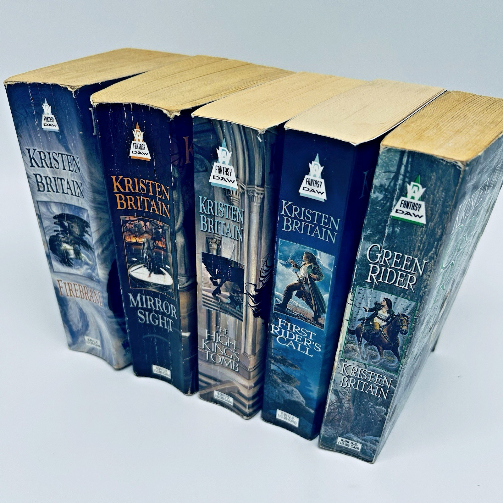 Green Rider Series Books #1-3, 5-6 by Kristen Britain Paperback Books Lot of 5