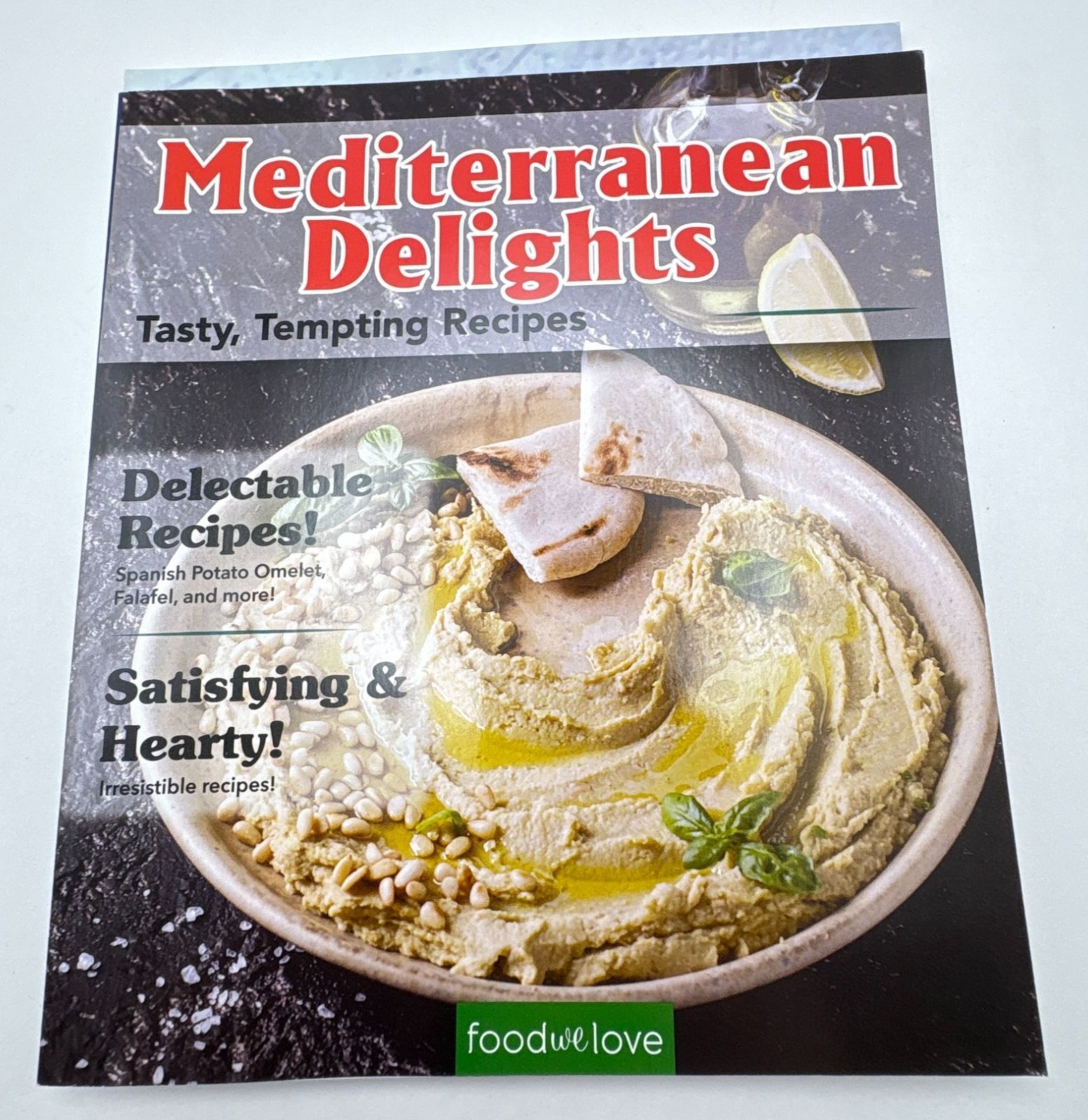 Food We Love Cookbook Lot of 4 Mediterranean Comfort Food Low Carb 5 Star Brunch