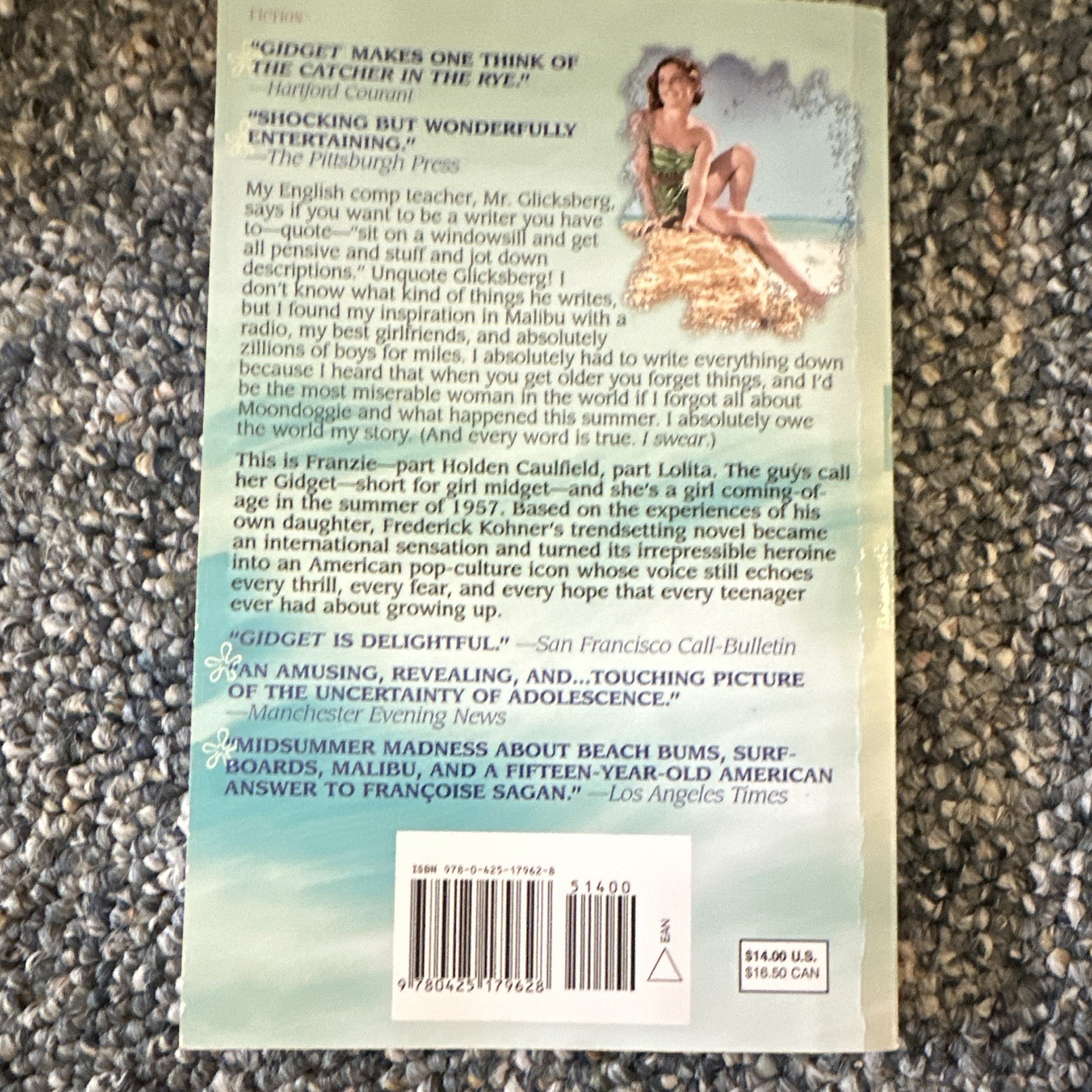 Frederick Kohner Gidget 2001 UK-B Format Paperback Reprint English Fiction