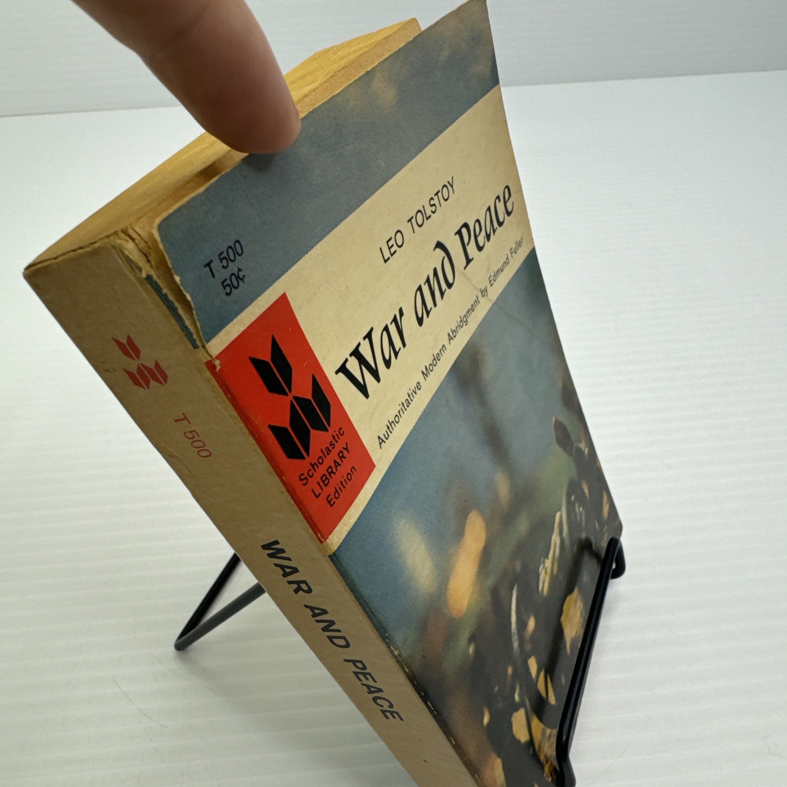 War and Peace Leo Tolstoy Paperback 1963 First Print Scholastic Vintage