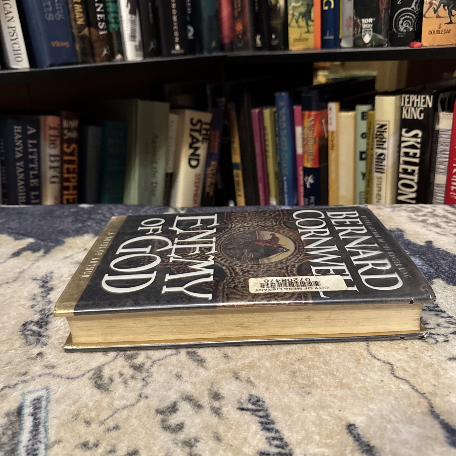 Enemy of God by Bernard Cornwell (Hardcover) US 1st/1st, POOR, Ex-Lib.
