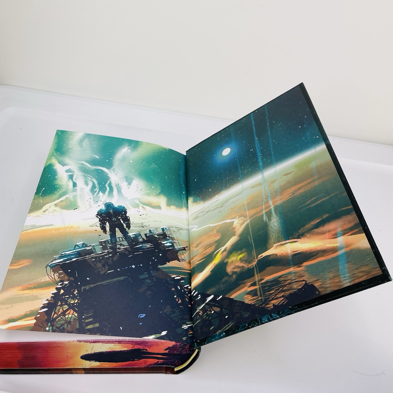 The Classic Science Fiction Collection Arcturus HC Sprayed Edges Anthology Wells