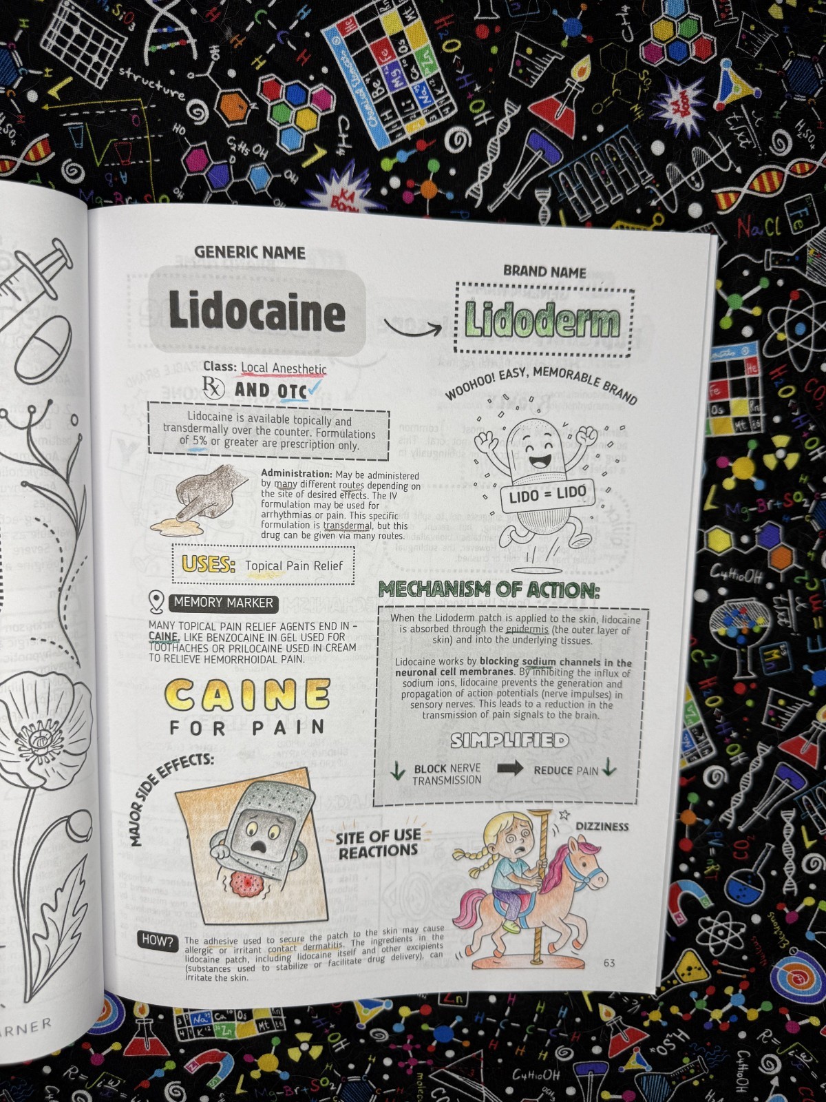 Top 200 Drugs Simplified Coloring Book (P. Burns) | Official Author Direct Copy