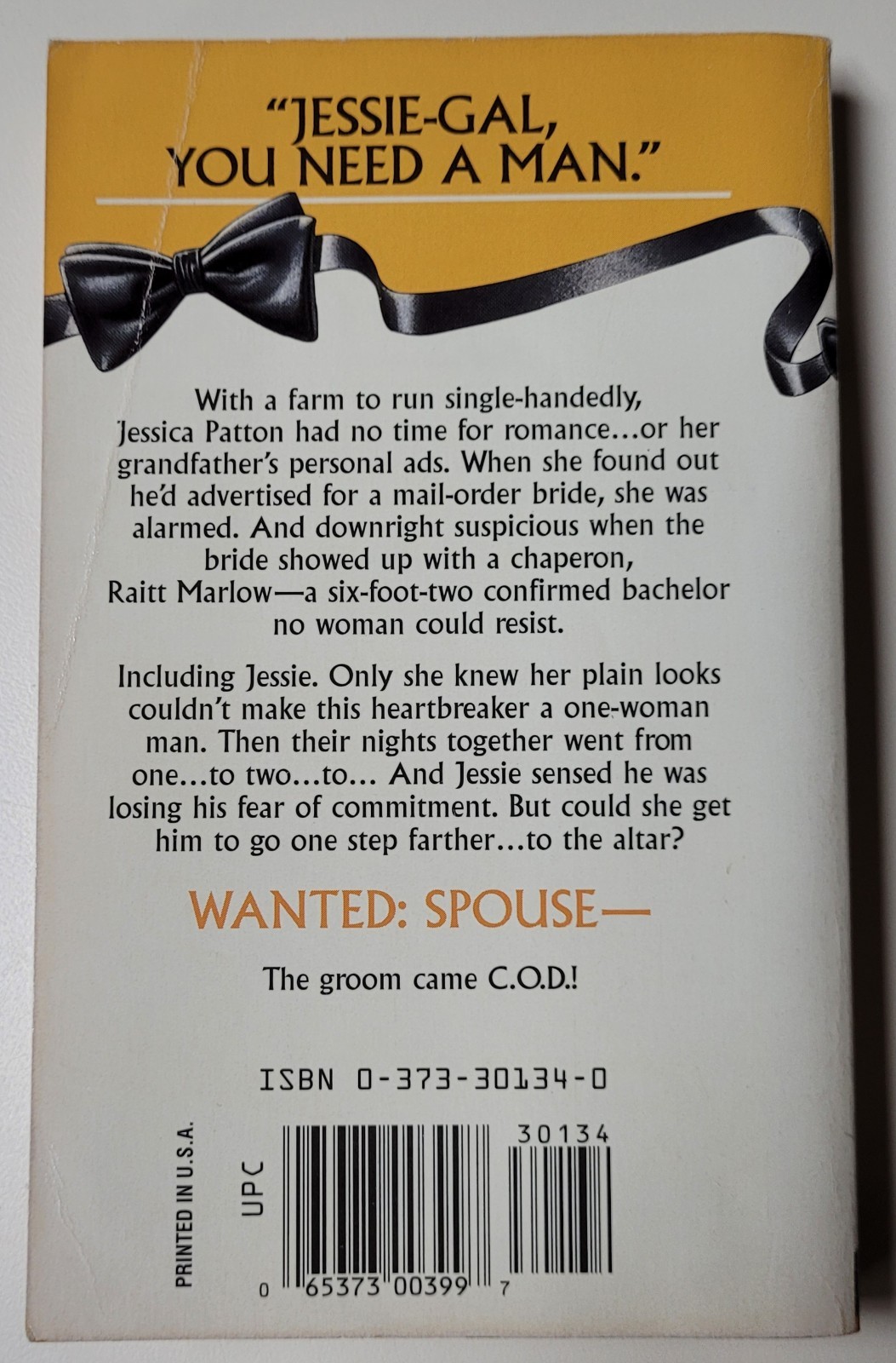 Harlequin/Silhouette Here Come the Grooms Romance Novels – 6 Wanted Spouse