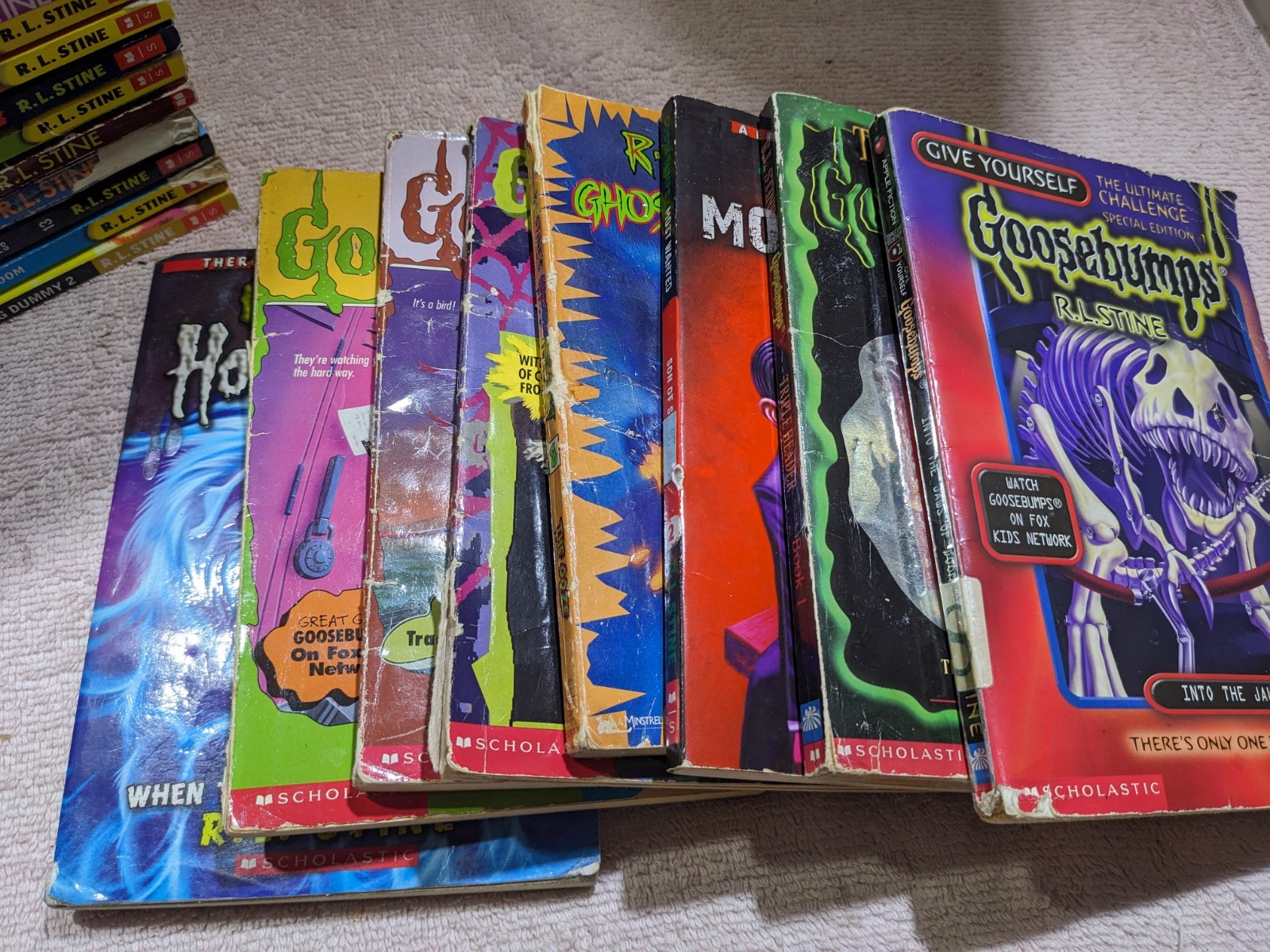 Lot Of (33) Various R.L. Stine Goosebumps Books
