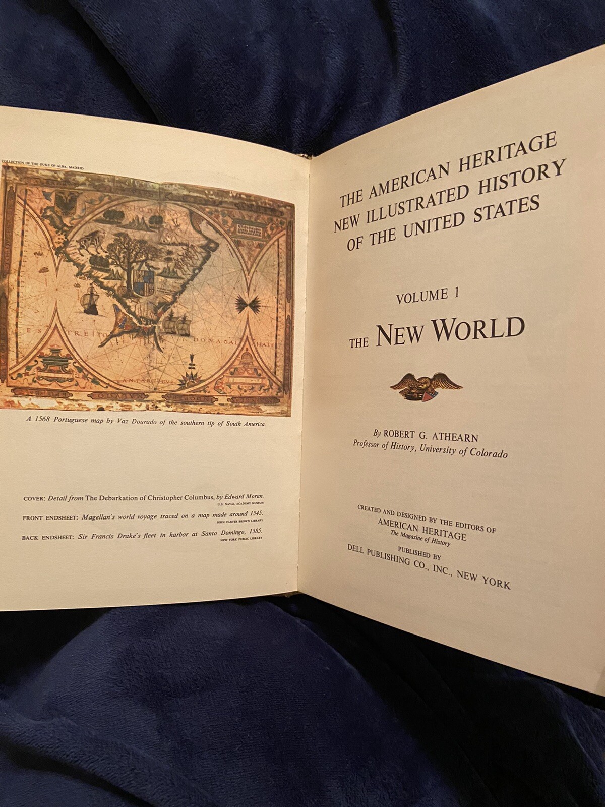 AMERICAN HERITAGE Volume 1 HARDBACK BOOK 1963 The New World