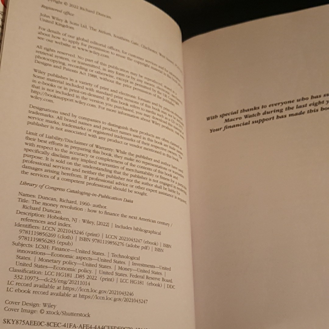 Money Revolution How to Finance the Next American Century by Richard Duncan 2022