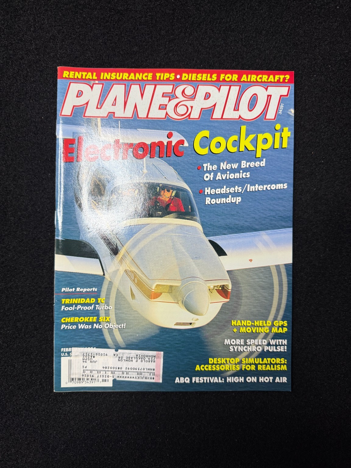 Plane & Pilot Magazine Electronic Cockpit 1994 Aviation Aircraft GPS Avionics