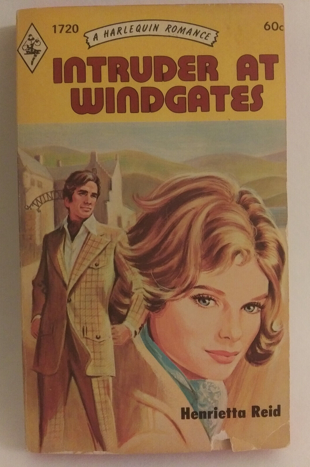 Intruder At Windgates by Henrietta Reid 1973 Harlequin Romance #1720 PB 1st Ed