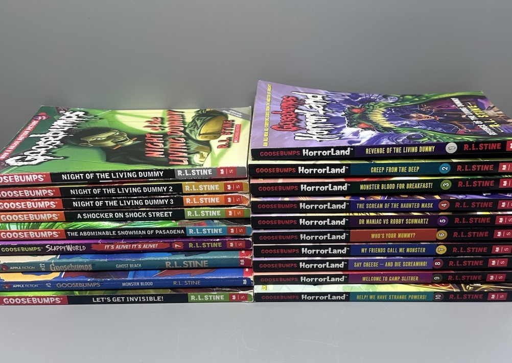 Mixed Lot of 19 Goosebumps Books Horrorland 1-10 Living Dummy 1-3 Etc RL Stine