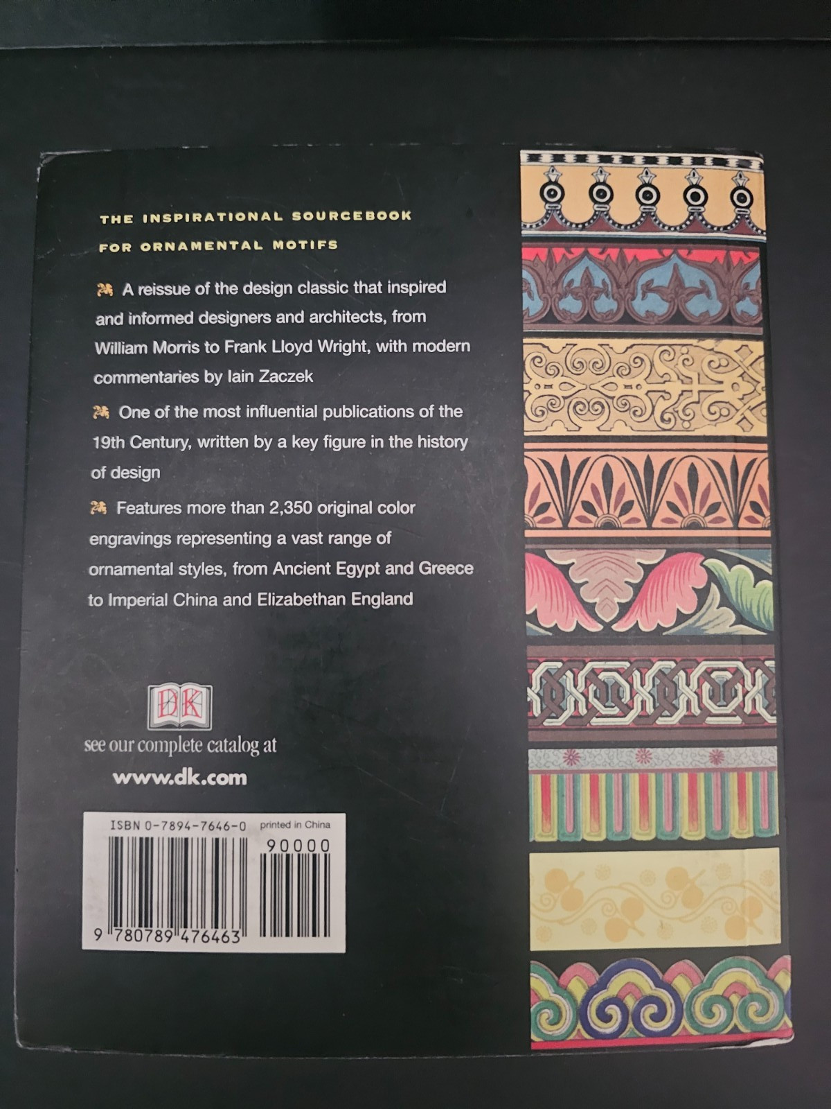 The Grammar of Ornament by Owen Jones 2001 Soft Cover Book