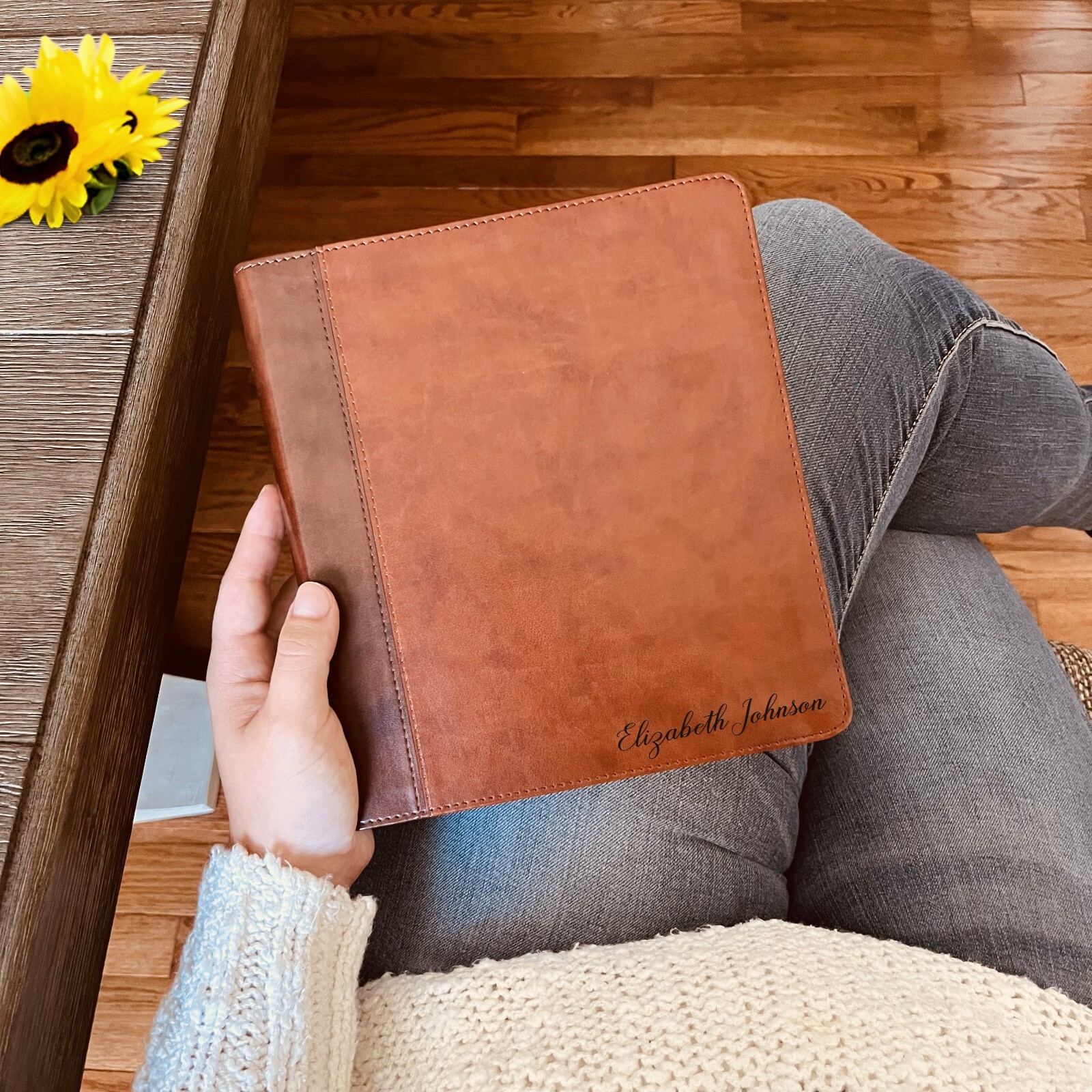 Personalized ESV Bible with name Engraved, Journaling Study Bible, Baptism Gifts