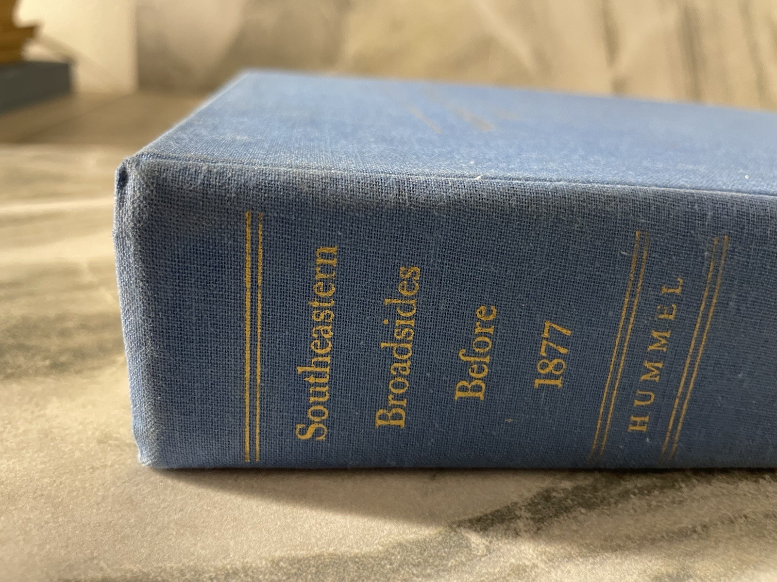 Southeastern Broadsides Before 1877 A Bibliography