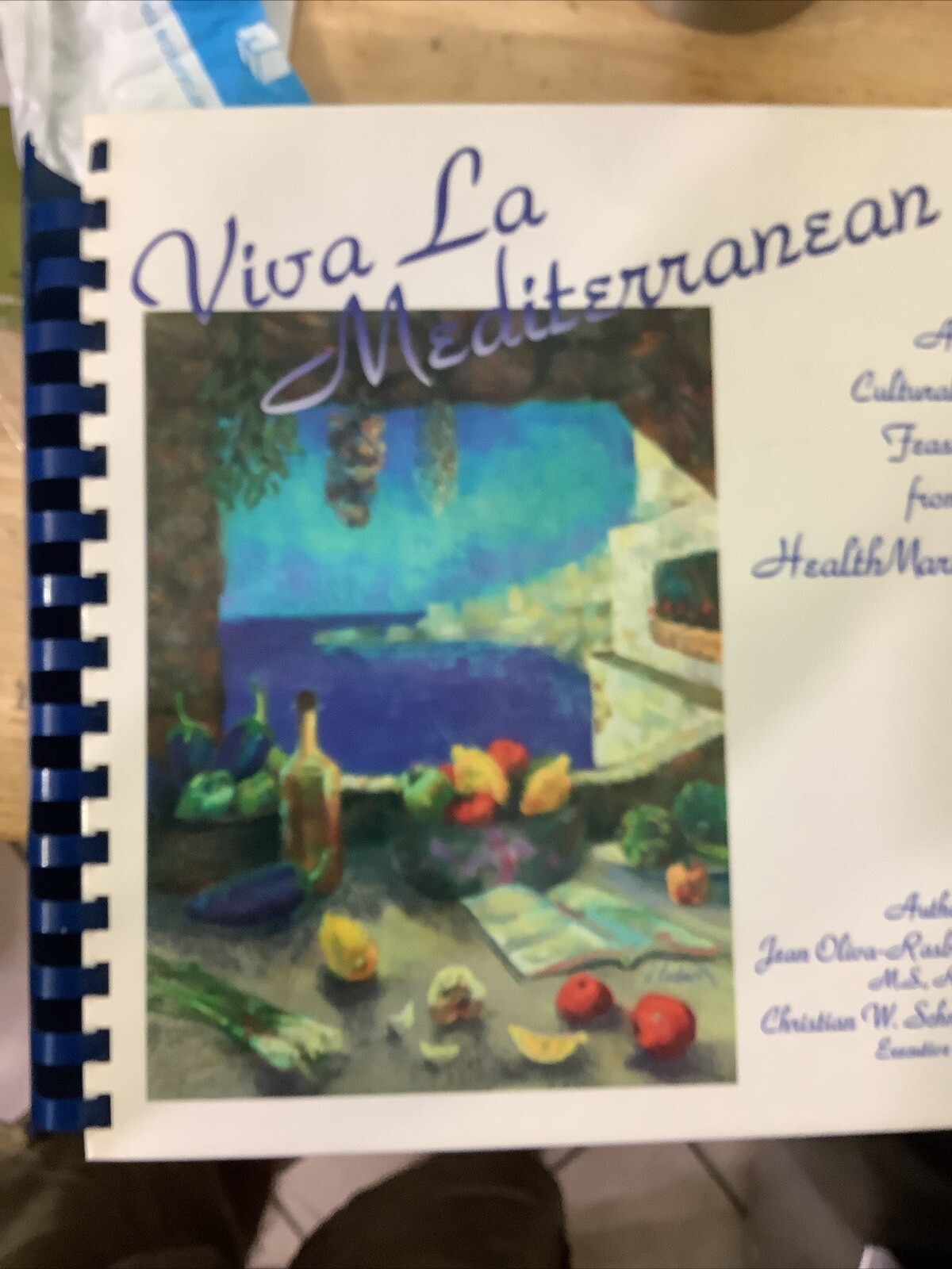 VIVA LA MEDITERRANEAN: A Cultural Feast from Healthmark 1994 Plastic Comb Bound