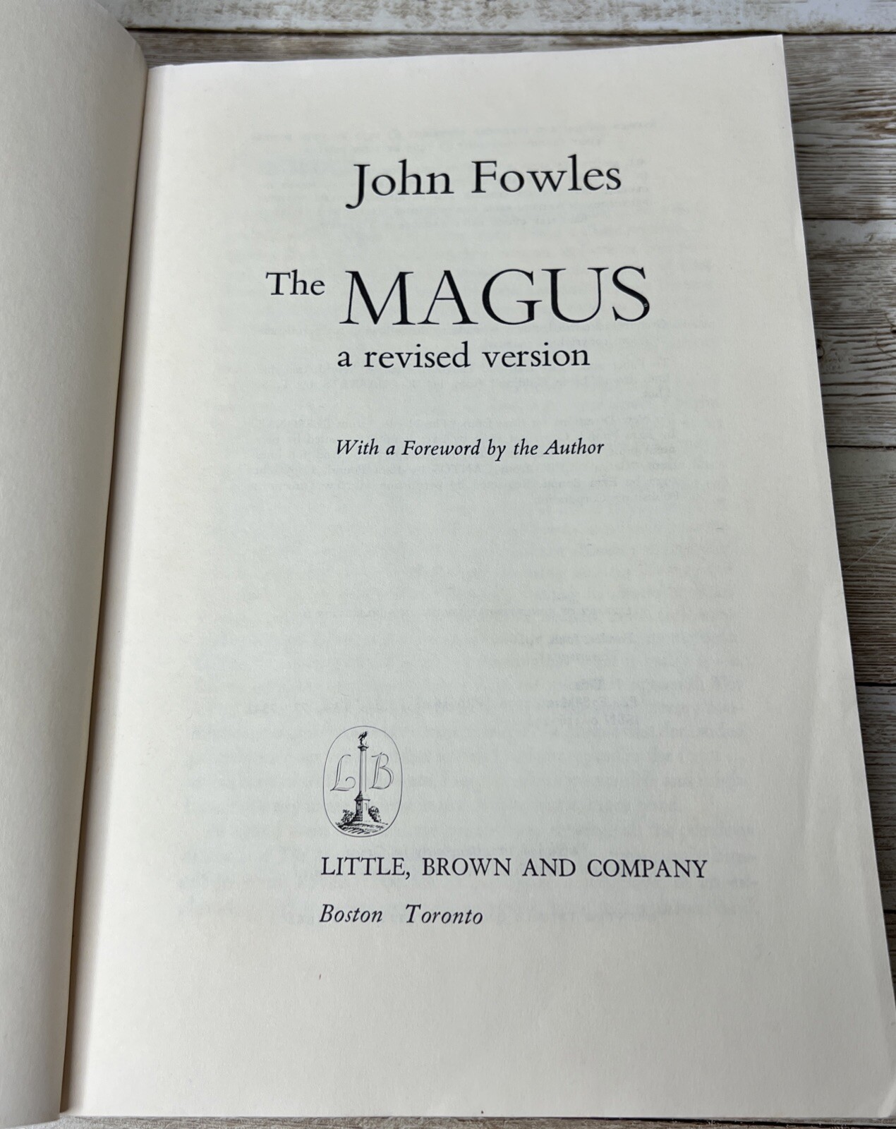 The Magus By John Fowles – A Revised Edition w/Foreward (1977, Paperback)