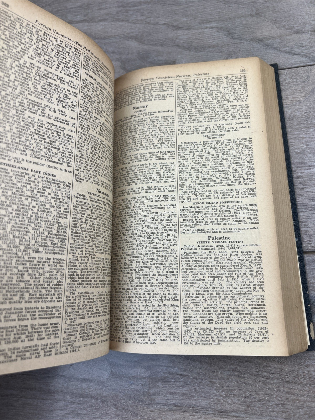 The World Almanac and Book of Facts 1946 & 1974 Vintage Hardcover Set
