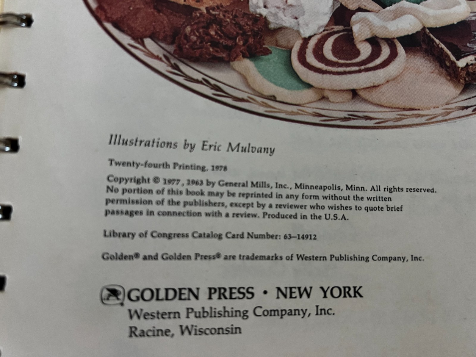 Vtg BETTY CROCKER’S COOKY BOOK~1978~24th Printing~156 PAGES~SPIRAL Bound