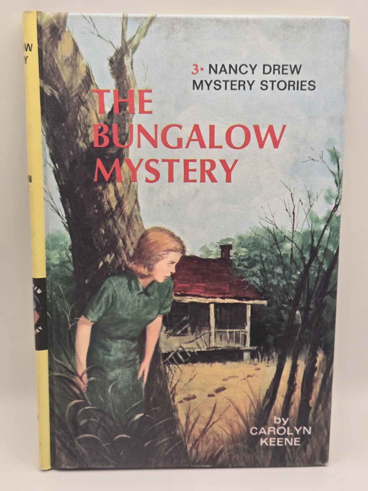 1 – 5 Set Nancy Drew Yellow Hardcover Books Edition Carolyn Keene Vintage