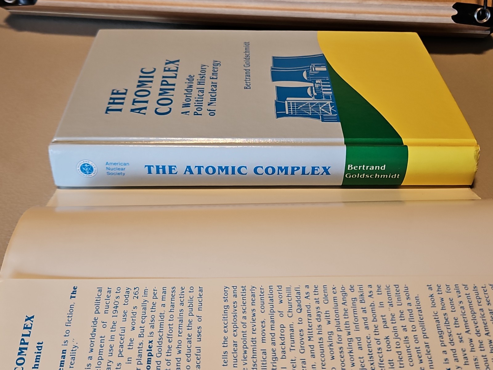 The Atomic Complex by Goldschmidt HCDJVG 1982 American Edition – Nuclear Energy