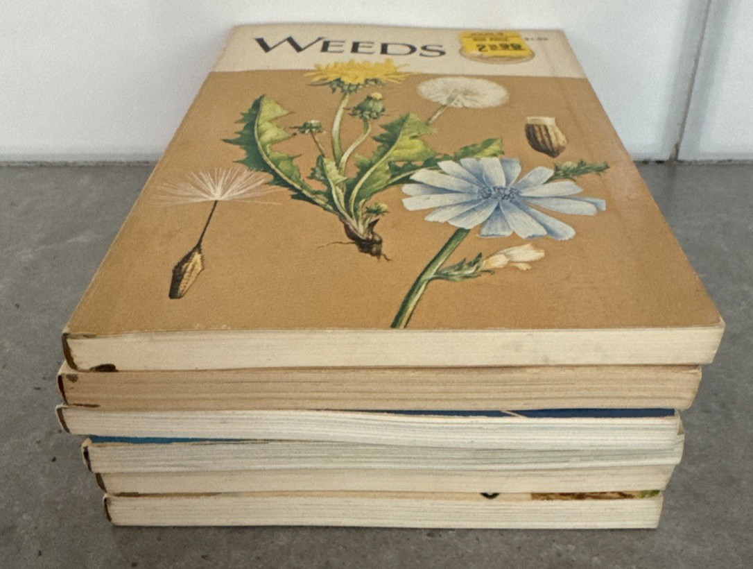 Lot of 6 1950’s/60’s Golden Nature Guide Vintage Children’s Science PB Books MCM
