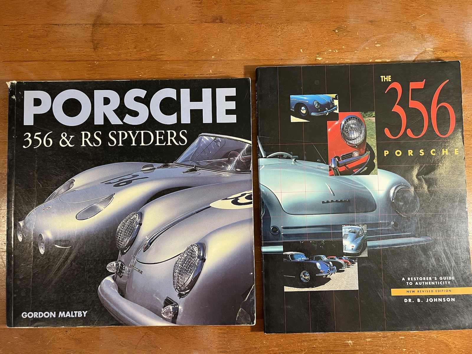 LOT 356 PORSCHE: Restorers Guide Authenticity & RS Spyders Johnson Maltby Books