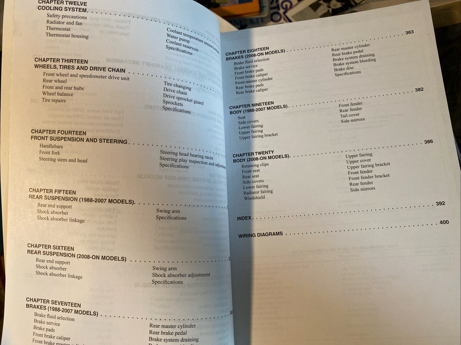Kawasaki 1988-2012 Ninja 250 250R CLYMER Maintenance REPAIR MANUAL Book no M241