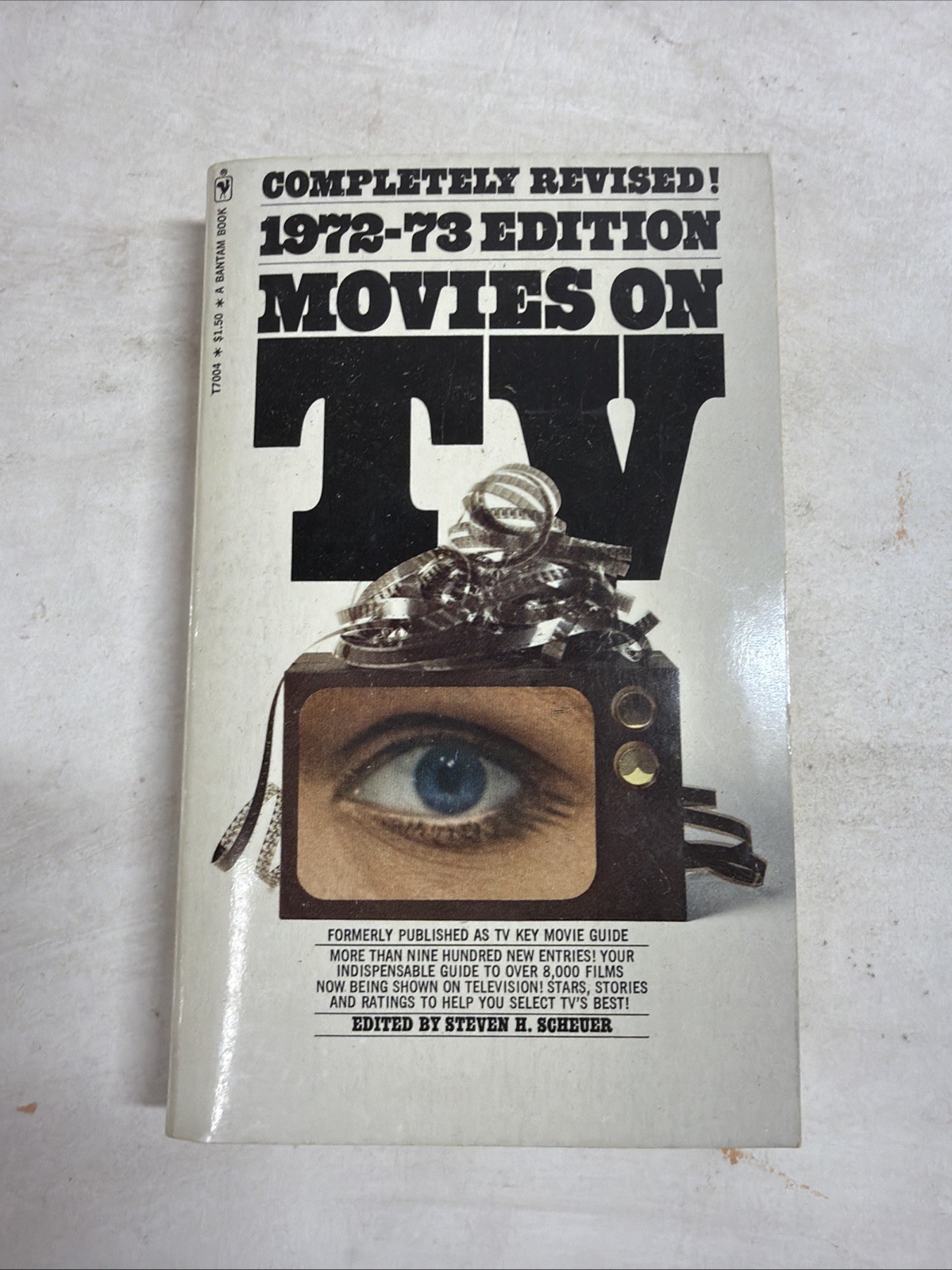 Movies On TV 1972-73 Edition PAPERBACK Steven H. Scheuer