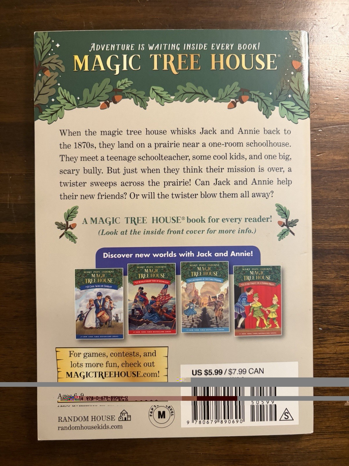 Magic Tree House Volumes 21-24 Boxed Set: American History Quartet – GOOD