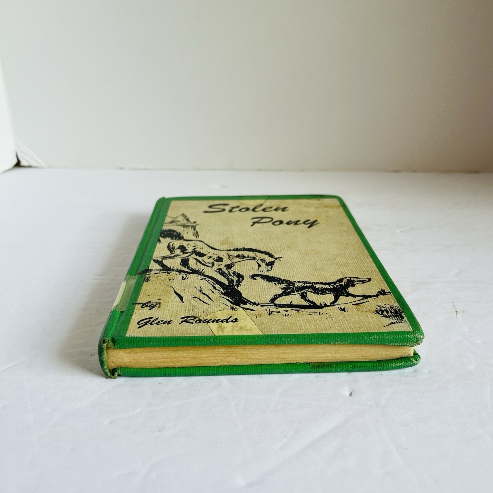 1948 Stolen Pony by Glen Rounds Vintage Western Cowboy Horse Book Holiday House