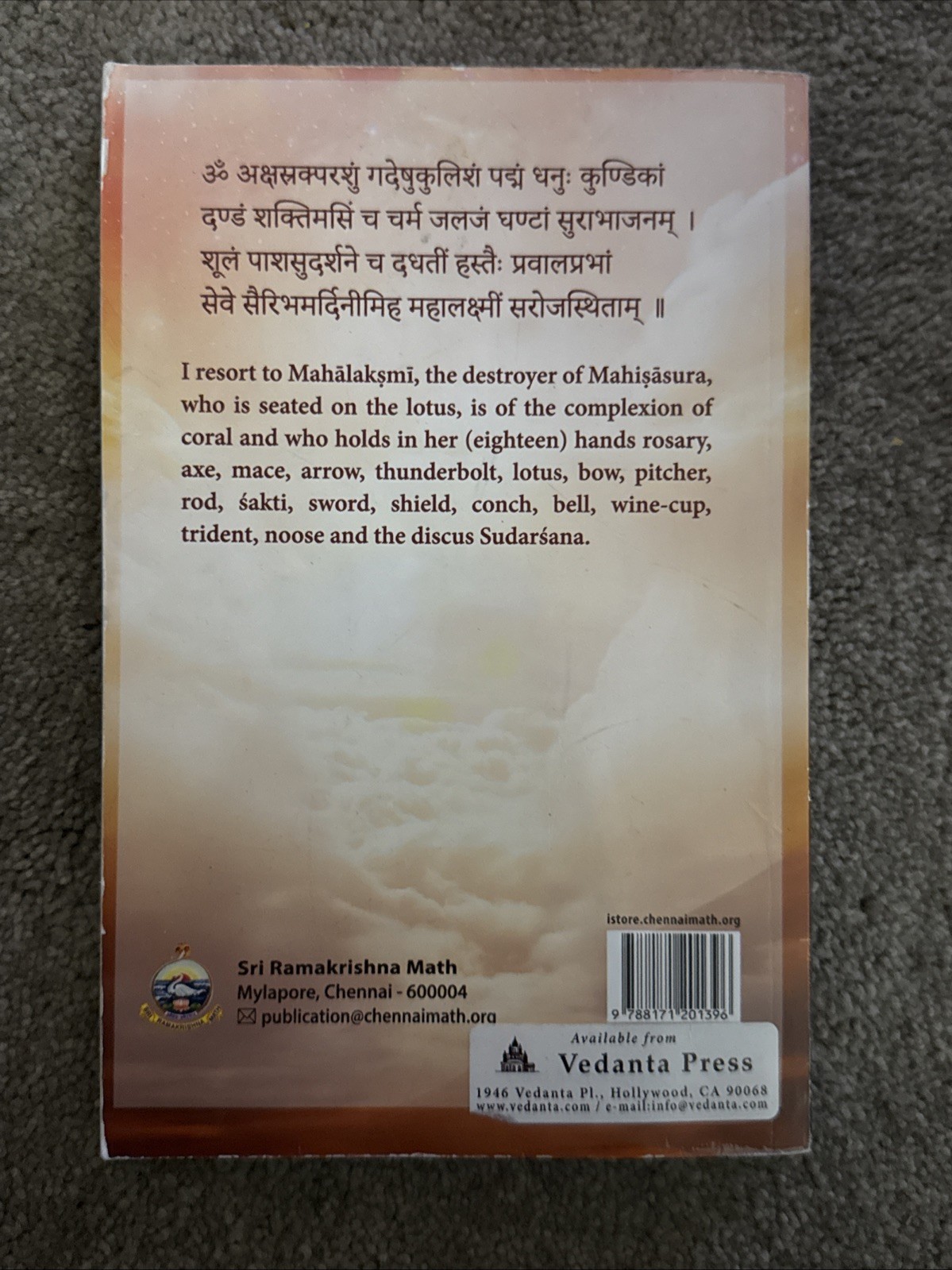 Devi-Mahatmyam Chandi Duga Saptashati Paperback Book 2025