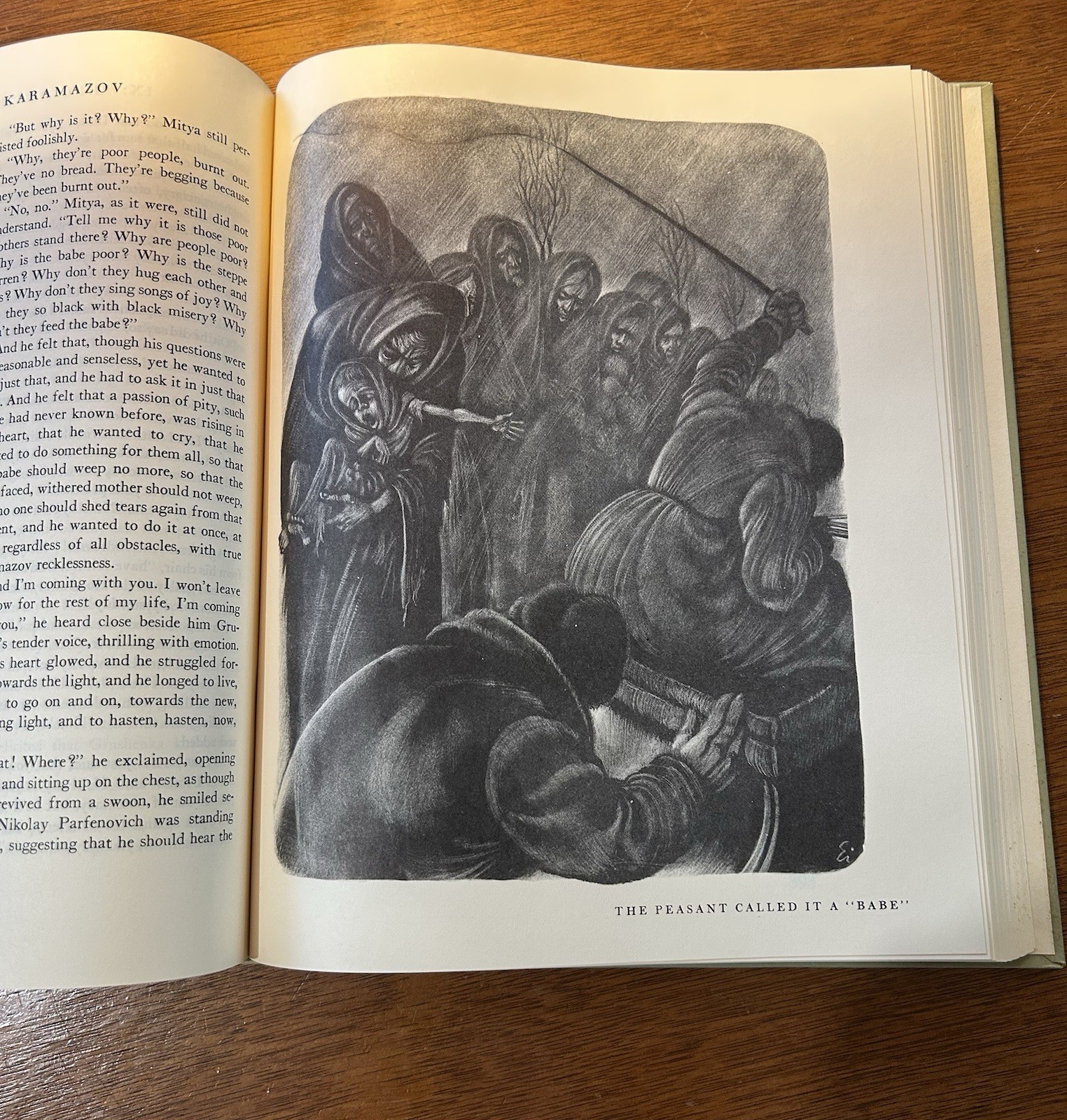 The Heritage Press The Brothers Karamazov Hardcover Illustrated 1949 Dostoevsky