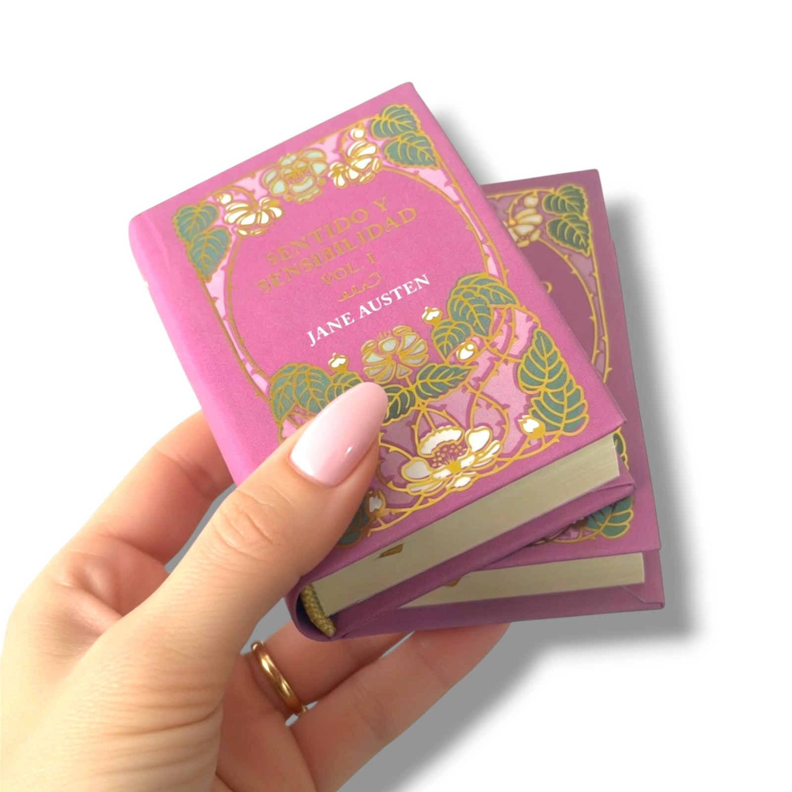 Sentido y Sensibilidad 2-Vol Set gold foil stamping mini book 920pg w/ slipcase