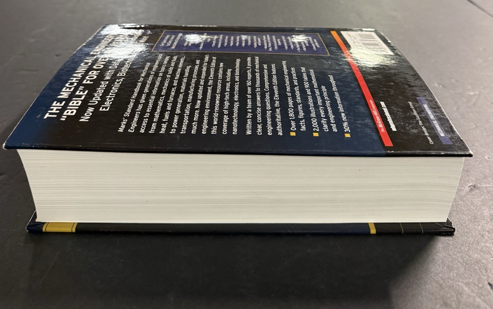 MARKS‘ STANDARD HANDBOOK FOR MECHANICAL ENGINEERS 11th/Anniv Ed (2007, HC) VG