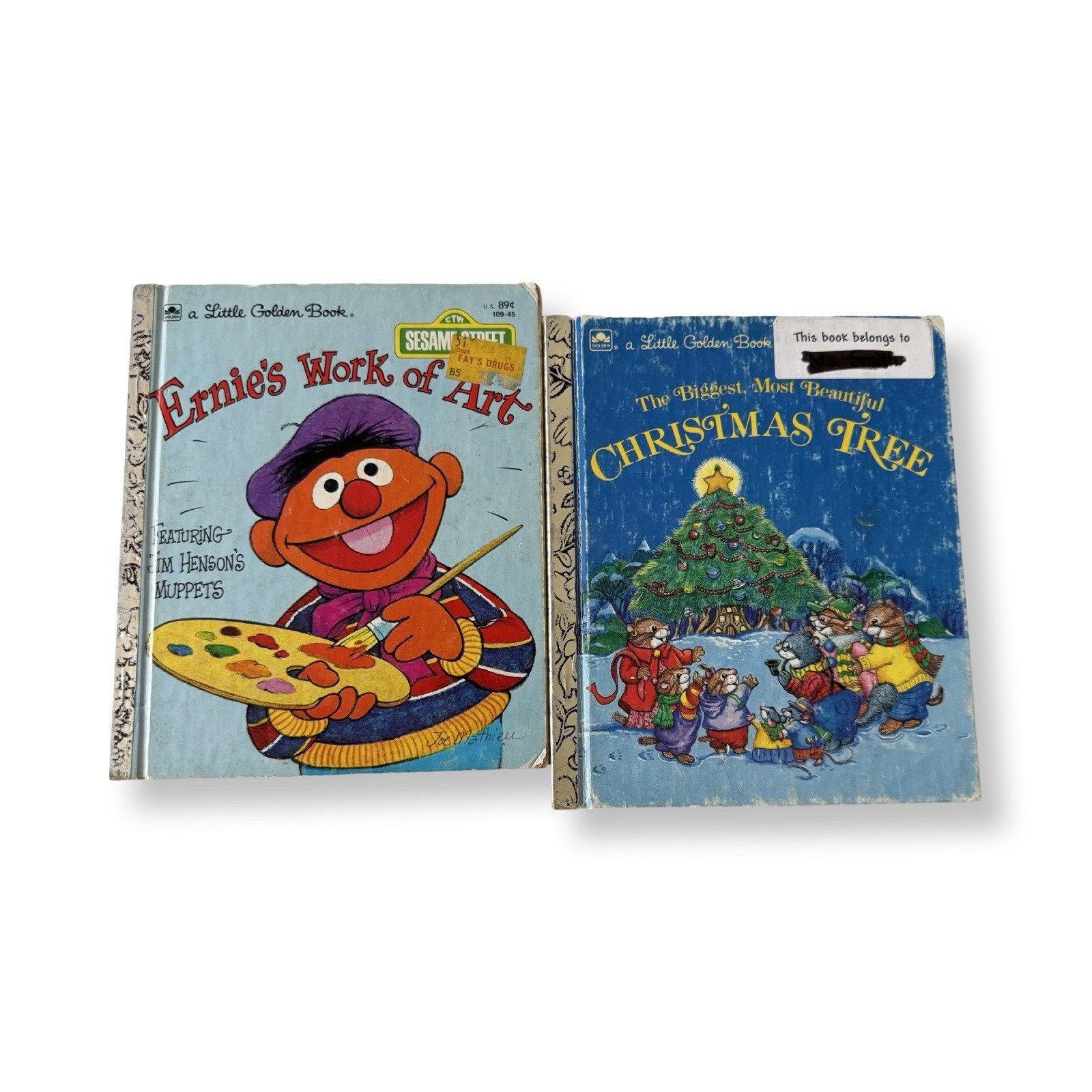Little Golden Books Lot of 10 Vintage-Modern 1970s-2010s Kids Classics