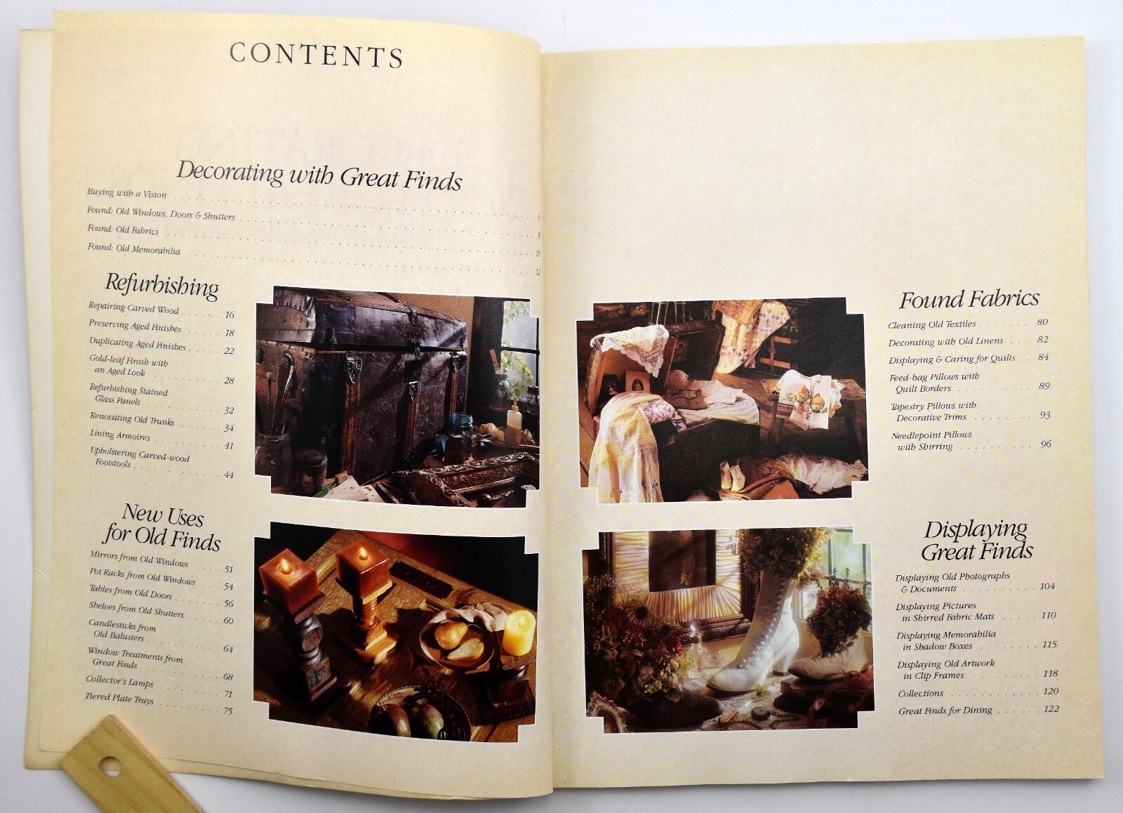 Decorating with Great Finds by Home Decorating Institute Paperback PB 1995