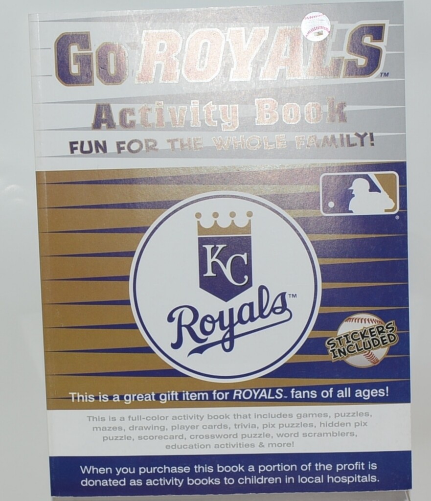 National Design MLB Go Royals Activity Book Paperback 48 Pages