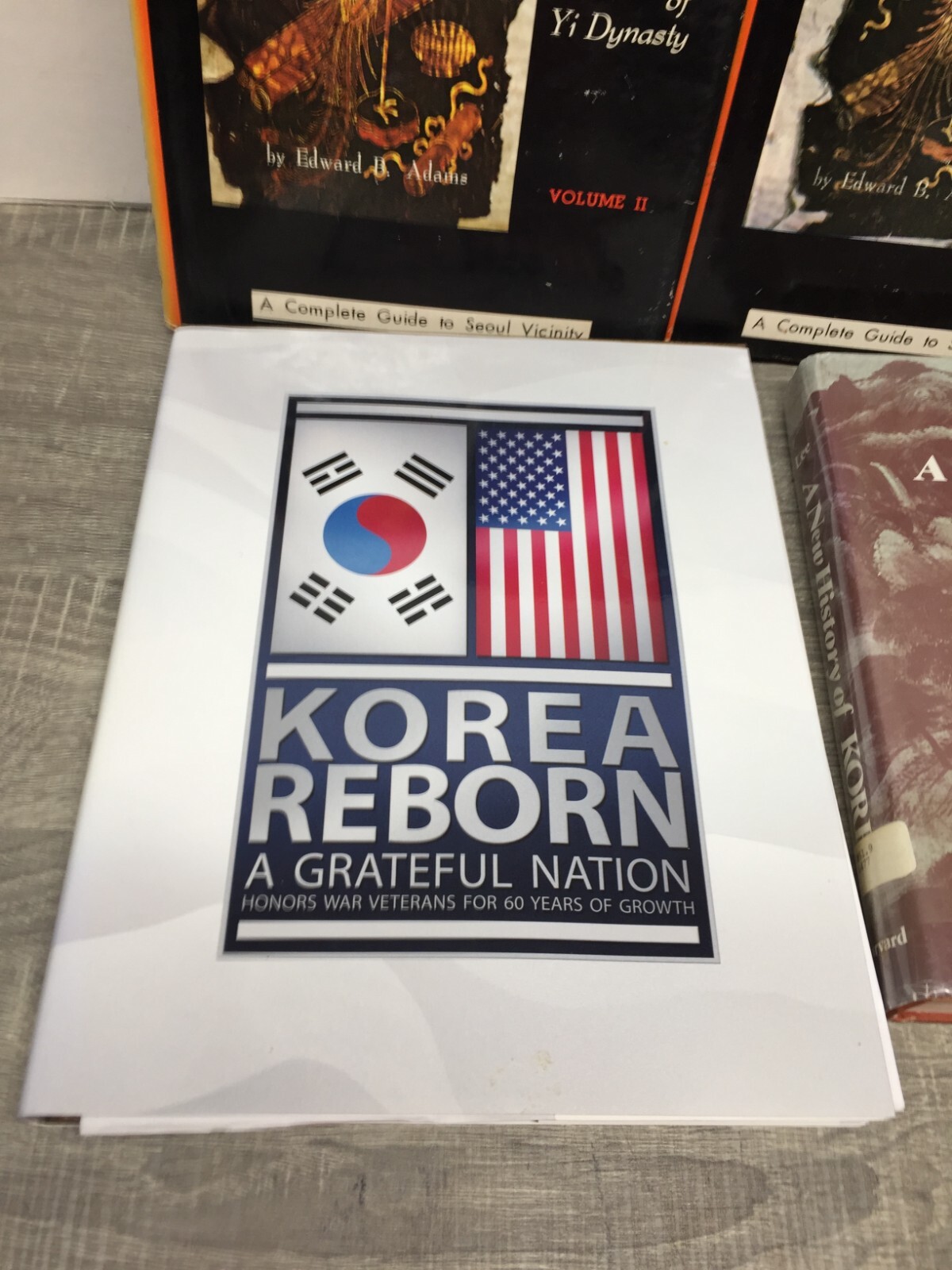 Lot of 4 books about Korea and Korean History, Seoul South Korea
