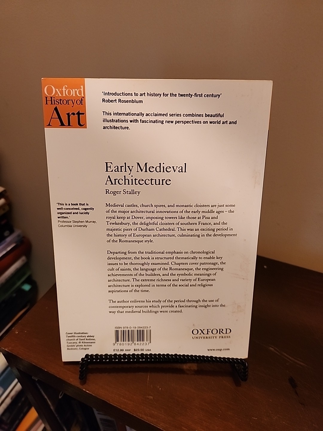 Early Medieval Architecture by Roger Stalley (1999, Uk-Trade Paper)